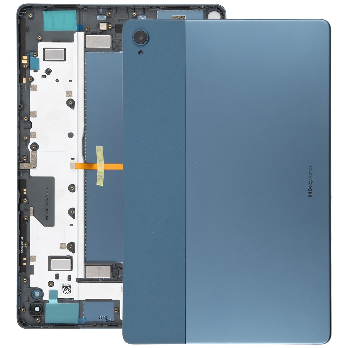 For Motorola Moto Tab G70 LTE / Lenovo TB-J616N Original Battery Back Cover with NFC Flex Cable (Green Lake)