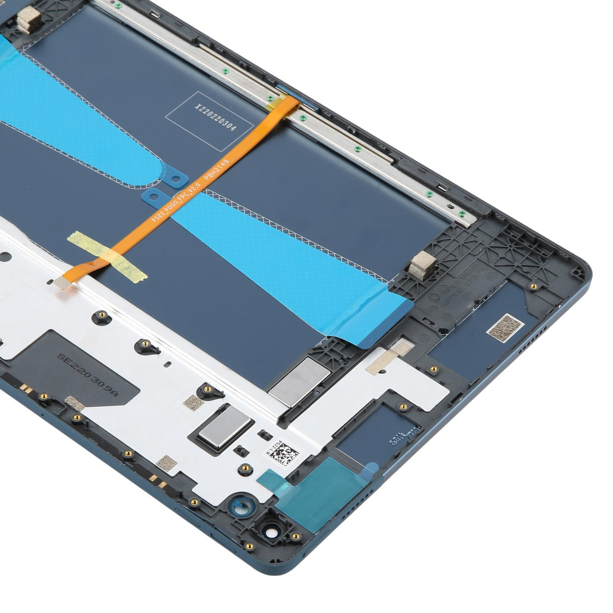 For Motorola Moto Tab G70 LTE / Lenovo TB-J616N Original Battery Back Cover with NFC Flex Cable (Green Lake)