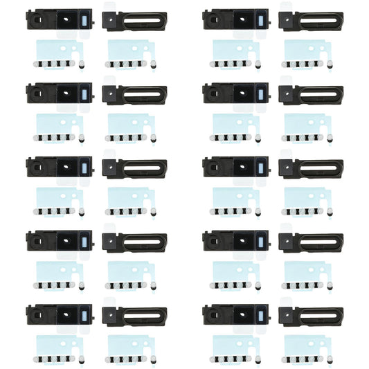 For iPhone 17 Pro Max 10sets Speaker Ringer Buzzer Dustproof Mesh (Blue)