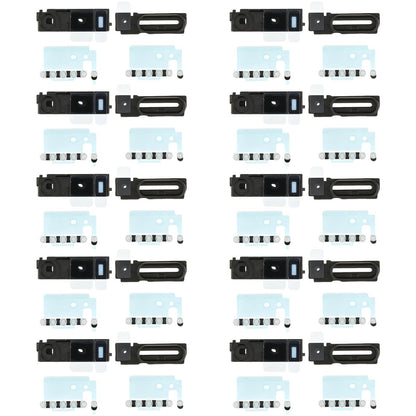 For iPhone 17 Pro Max 10sets Speaker Ringer Buzzer Dustproof Mesh (Silver)