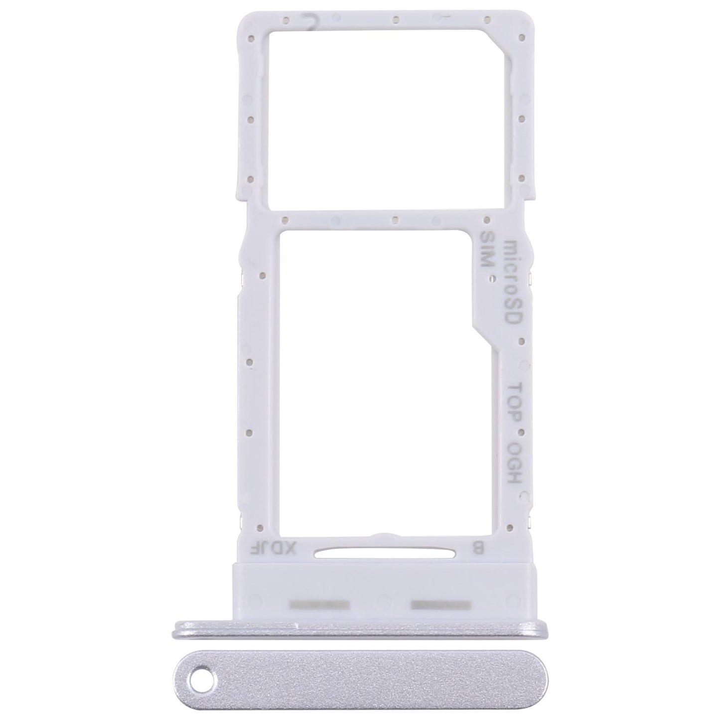 For Galaxy Tab S10 Lite SM-X400/X406 Original SIM + Micro SD Card Tray (Silver)