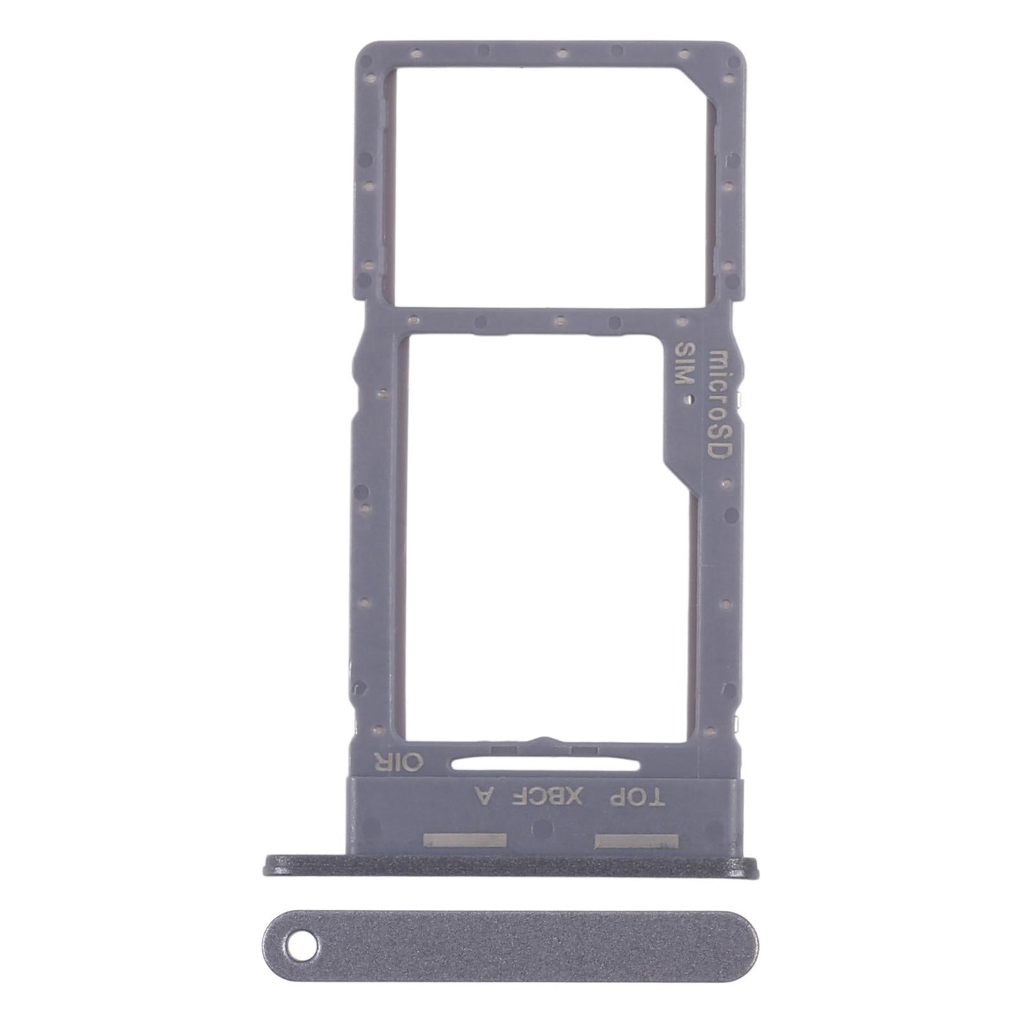 For Galaxy Tab A11+ SM-X236/X230 Original SIM + Micro SD Card Tray (Black)