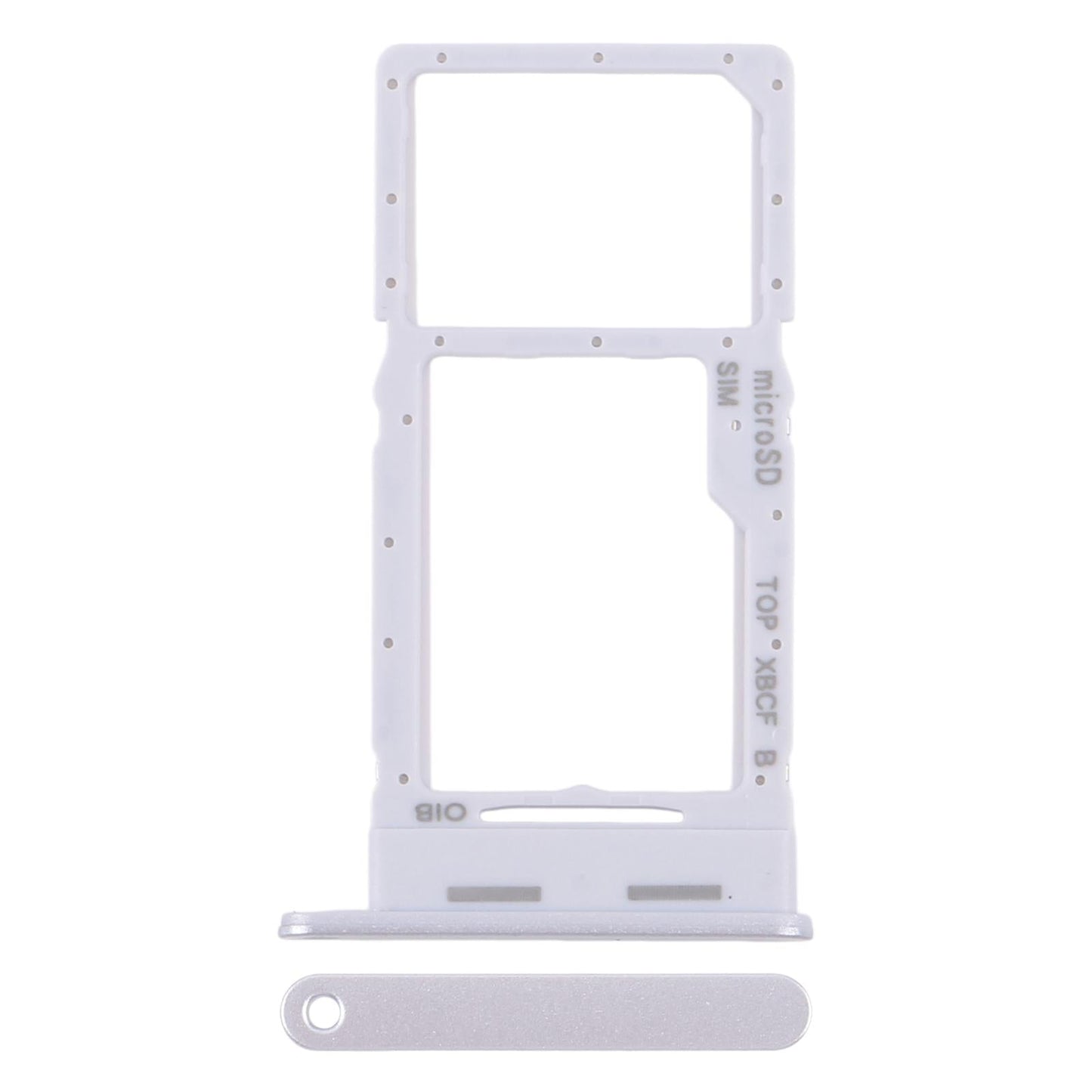 For Galaxy Tab A11+ SM-X236/X230 Original SIM + Micro SD Card Tray (Silver)