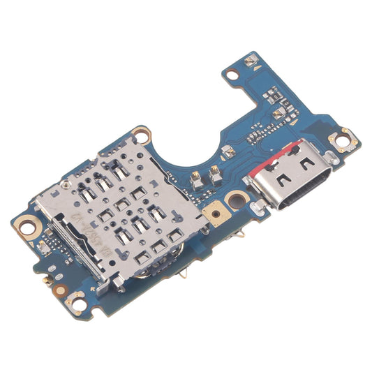 For Motorola Moto G85 Original Charging Port Board With SIM Card Holder Socket