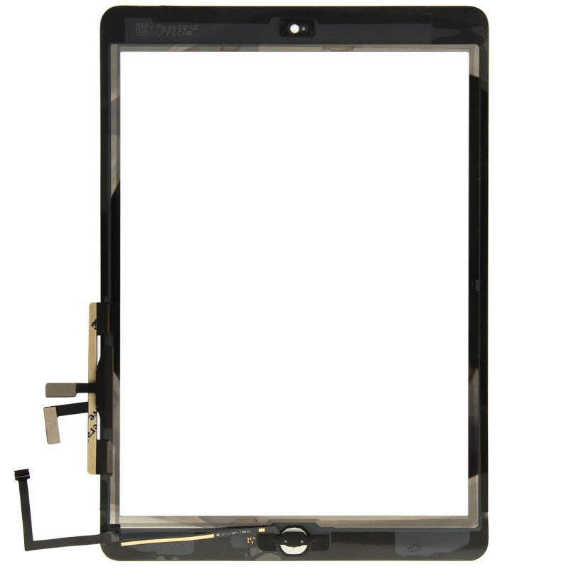 Controller Button + Home Key Button PCB Membrane Flex Cable + Touch Panel Installation Adhesive, Touch Panel for iPad Air / iPad 5(White)