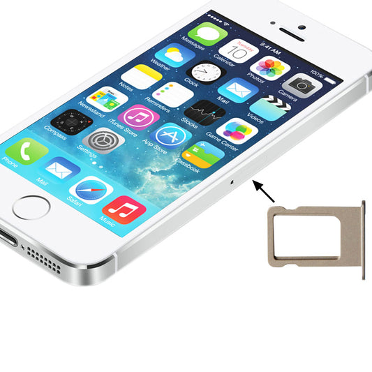 Original SIM Card Tray Holder for iPhone 5S(Gold)