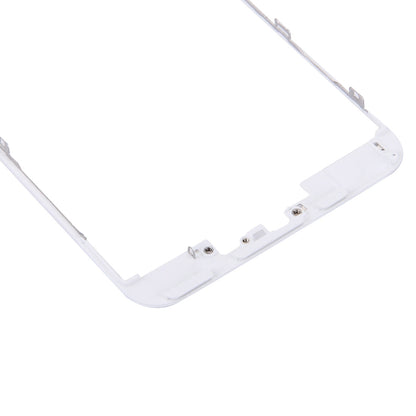 3 in 1 for iPhone 6s Plus (Front Screen Outer Glass Lens + Front Housing LCD Frame + Home Button)(Silver)