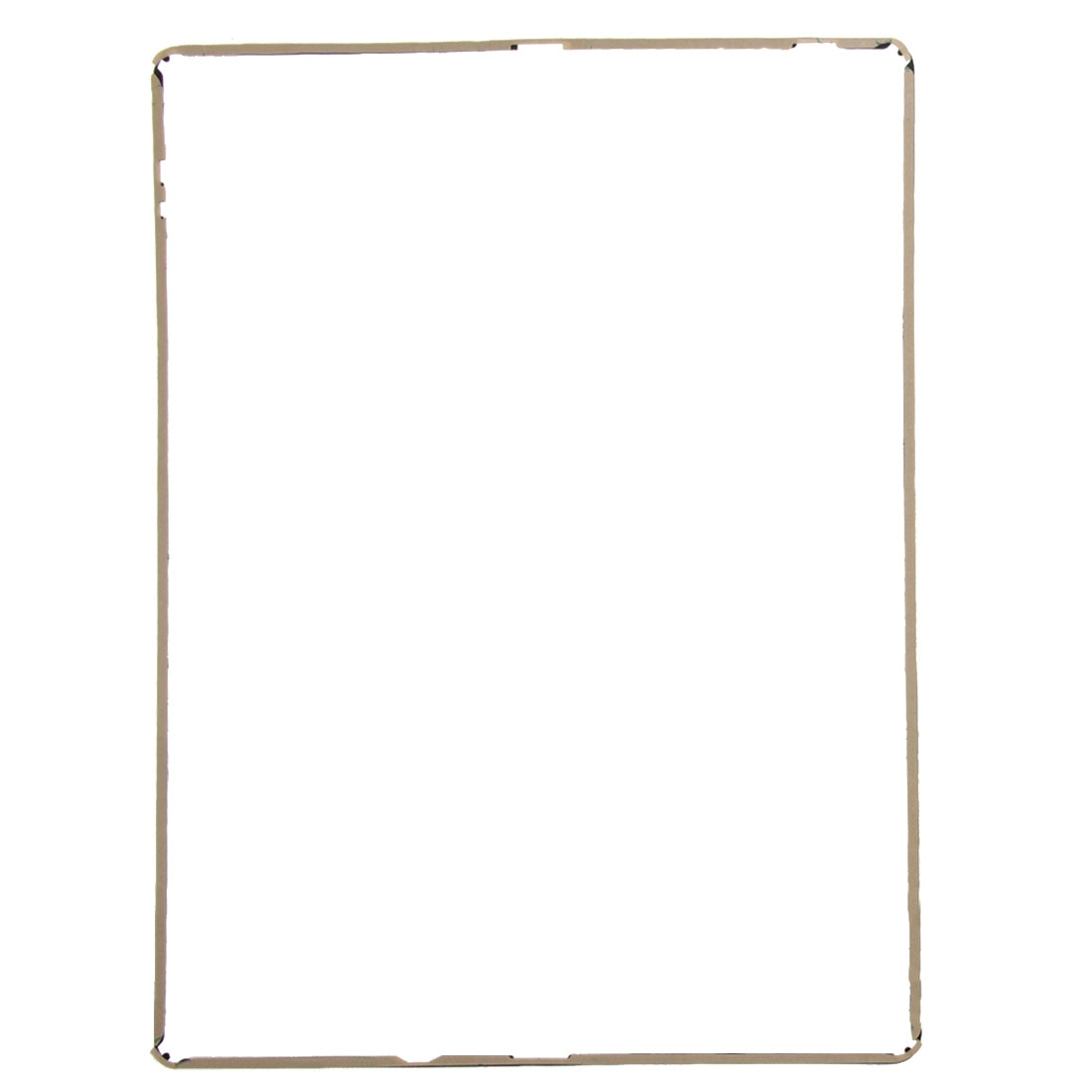 LCD Frame Front Housing Bezel Frame with Adhesive Sticker for iPad 2(White)