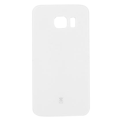 For Galaxy S6 Edge / G925 Original Battery Back Cover (White)