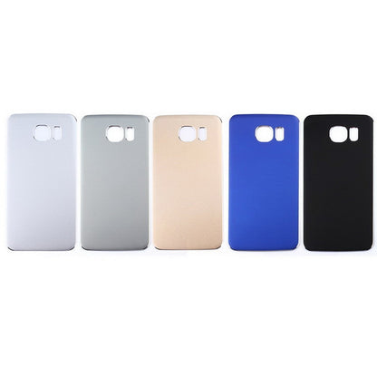 For Galaxy S6 Matte Metal  Battery Back Cover (Dark Blue)