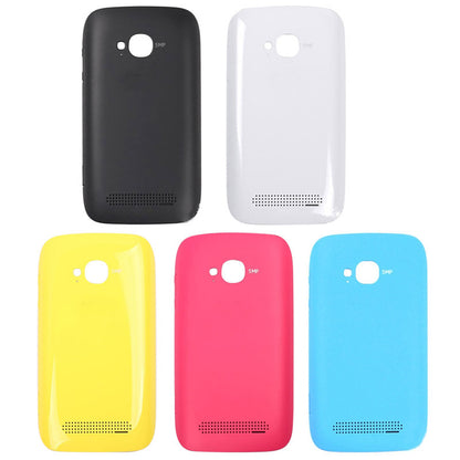 Original Housing Battery Back Cover + Side Button for Nokia 710(White)