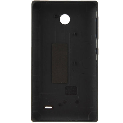 Original Plastic Battery Back Cover + Side Button for Nokia X (Black)