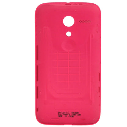 Solid Color Plastic  Battery Back Cover for MOTO G / XT1032(Magenta)