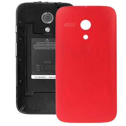 Solid Color Plastic  Battery Back Cover for MOTO G / XT1032(Red)