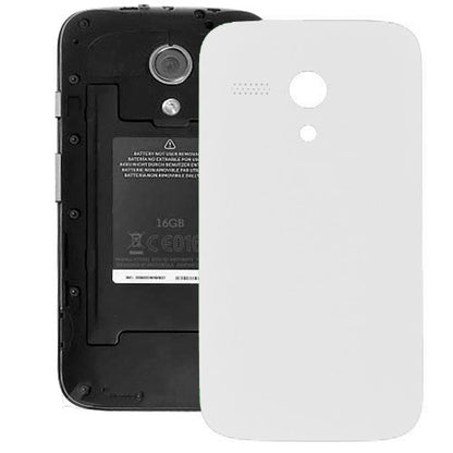 Solid Color Plastic  Battery Back Cover for MOTO G / XT1032(White)