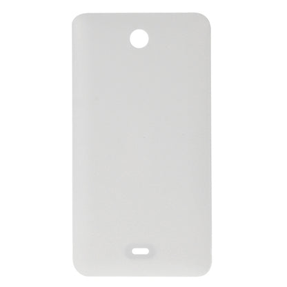 Frosted Surface Plastic Back Housing Cover for Microsoft Lumia 430(White)