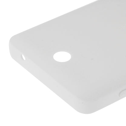 Frosted Surface Plastic Back Housing Cover for Microsoft Lumia 430(White)