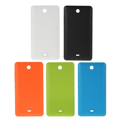 Frosted Surface Plastic Back Housing Cover for Microsoft Lumia 430(Orange)