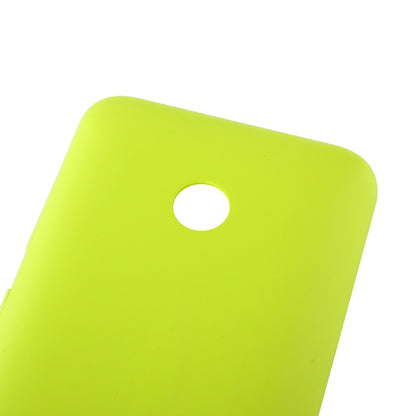 Solid Color Plastic Battery Back Cover for Nokia Lumia 530 (Yellow)