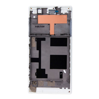 Front Housing  with Adhesive for Sony Xperia C3(White)