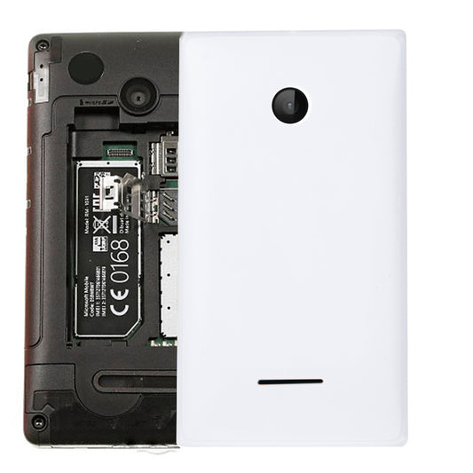 Solid Color Battery Back Cover for Microsoft Lumia 532(White)