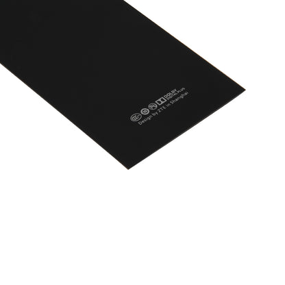 for ZTE Star 1 Glass Battery Back Cover with Adhesive(Black)