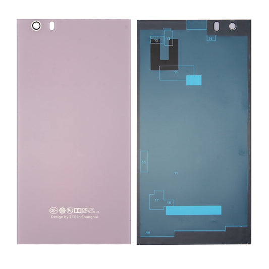 for ZTE Star 1 Glass Battery Back Cover with Adhesive(Pink)
