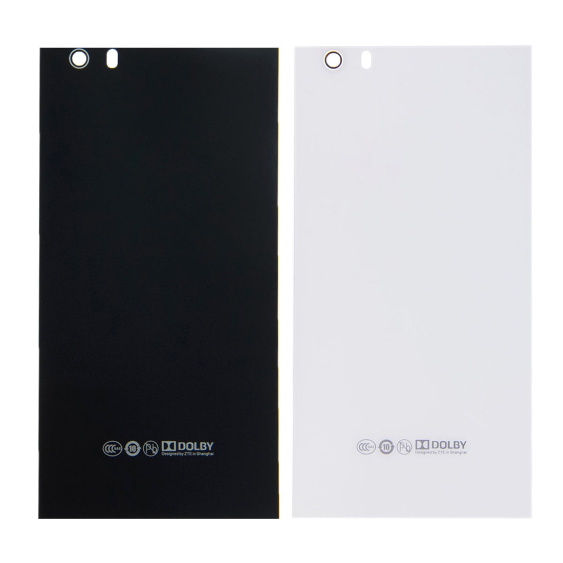 for ZTE Star 1 Glass Battery Back Cover with Adhesive(Black)