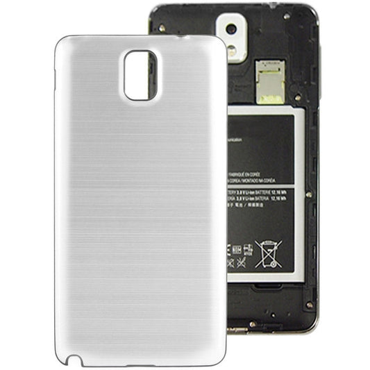 For Galaxy Note III / N9000 Full Metallic Brushed  Battery Cover with Black Frame (Silver)