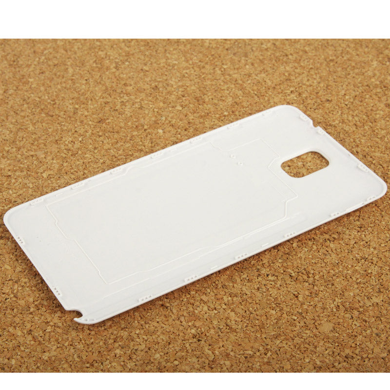 For Galaxy Note III / N9000 Full Metallic Brushed  Battery Cover with White Frame (Purple)