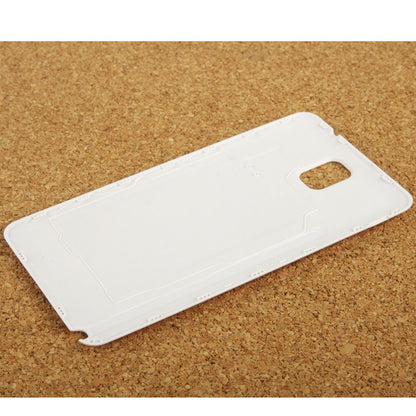 For Galaxy Note III / N9000 Full Metallic Brushed  Battery Cover with White Frame (Red)