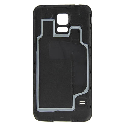 For Galaxy S5 / G900 Original Plastic Material Battery Housing Door Cover with Waterproof Function (Blue)