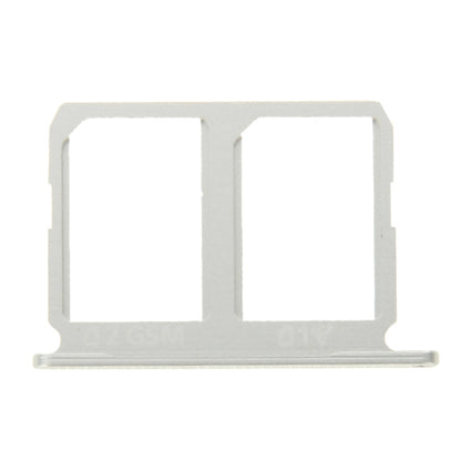 For Galaxy S6 2 SIM Card Tray (Silver)