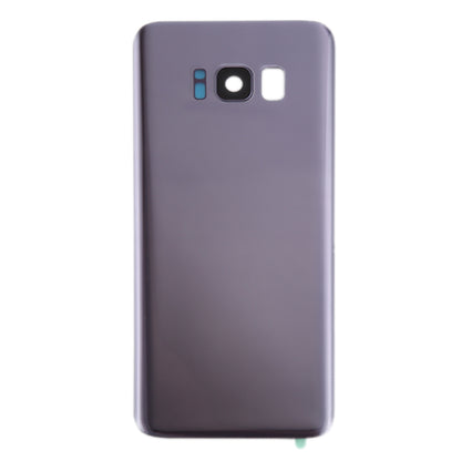 For Galaxy S8 / G950 Battery Back Cover with Camera Lens Cover & Adhesive (Orchid Gray)