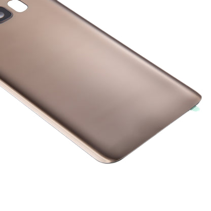 For Galaxy S8 / G950 Battery Back Cover with Camera Lens Cover & Adhesive (Gold)