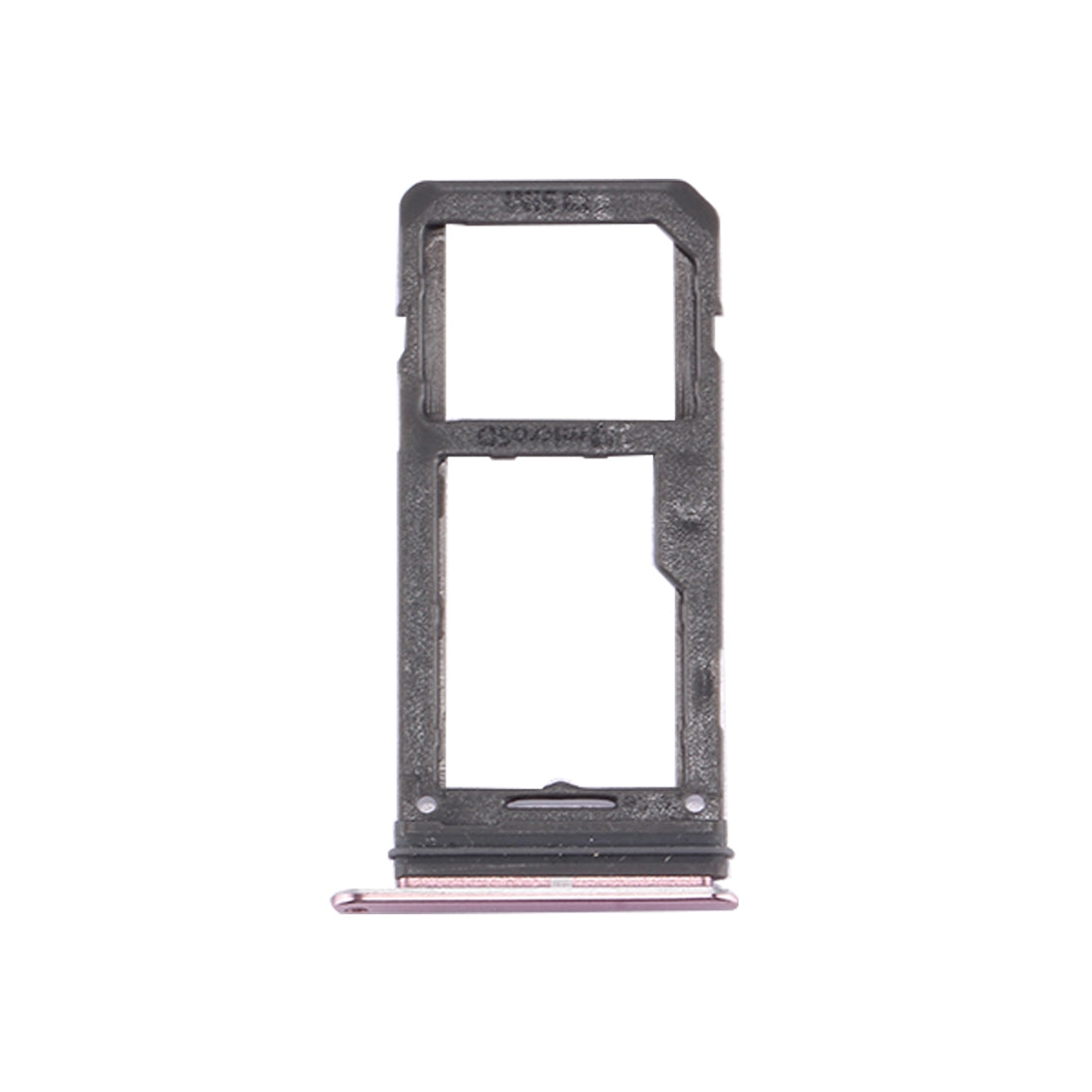 For Galaxy S8 SIM Card Tray + Micro SD Tray (Pink)