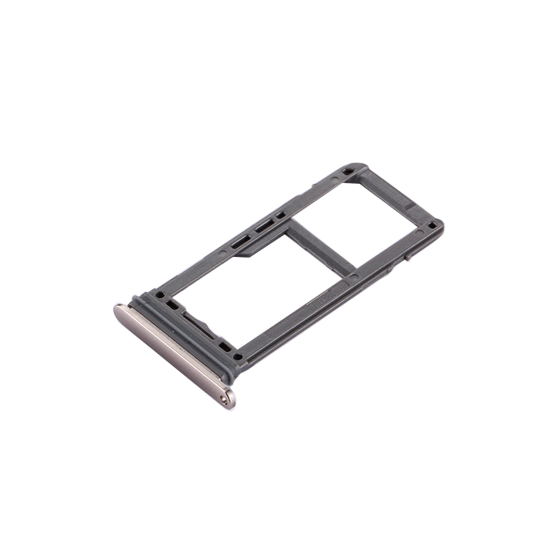 For Galaxy S8 SIM Card Tray + Micro SD Tray (Gold)