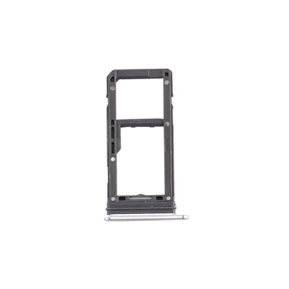 For Galaxy S8 SIM Card Tray + Micro SD Tray (Silver)