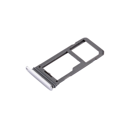 For Galaxy S8 SIM Card Tray + Micro SD Tray (Silver)
