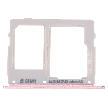 For Galaxy C7 Pro / C7010 & C5 Pro / C5010 SIM Card Tray + SIM / Micro SD Card Tray (Rose Gold)