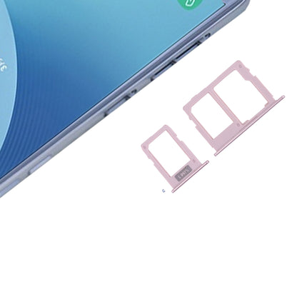 SIM Card Tray + Micro SD Card Tray for Galaxy J3 (2017) Single SIM / J330 & J5 (2017) Single SIM / J530 & J7 (2017) Single SIM / J730 (Rose Gold)