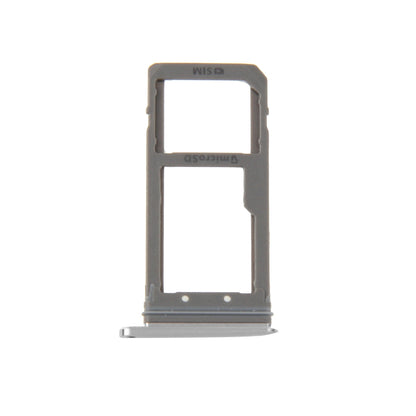 For Galaxy S7 Edge / G935 SIM Card Tray and Micro SD Card Tray  (Silver)