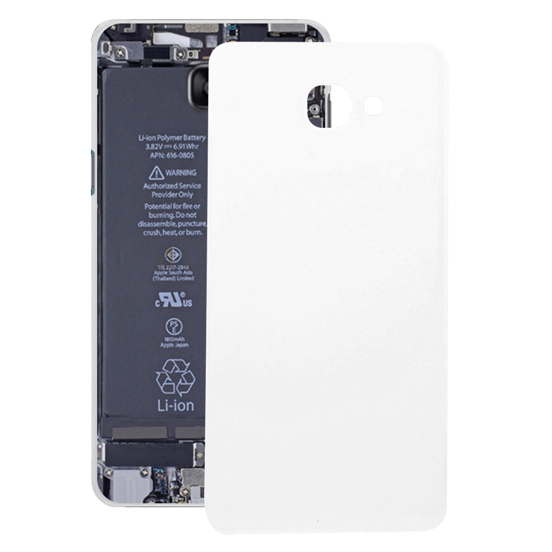 For Galaxy A5(2016) / A510 Battery Back Cover  (White)