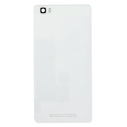 For Huawei P8 Lite Battery Back Cover(White)