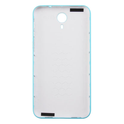 HOMTOM HT3 PRO Battery Back Cover with Side Button(Blue)