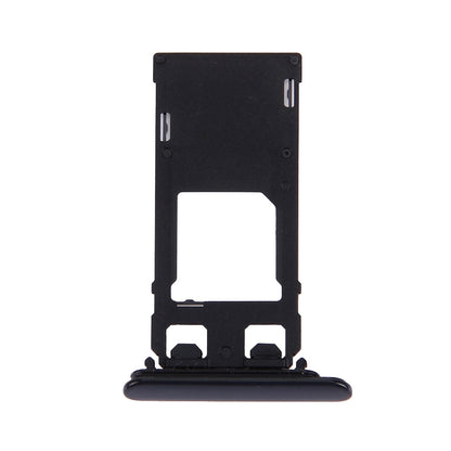 SIM Card Tray + Micro SD Card Tray for Sony Xperia XZ (Single SIM Version)(Black)