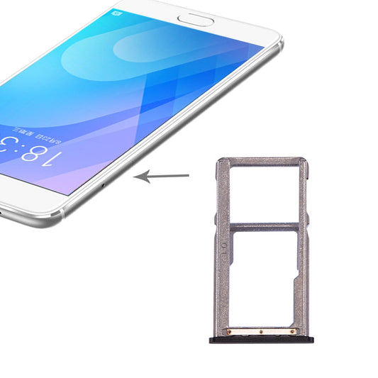 For Meizu M6 Note SIM Card Tray (Black)