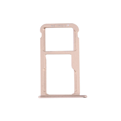 For Huawei Honor V8 Nano SIM + Micro SD / Nano SIM Card Tray(Gold)