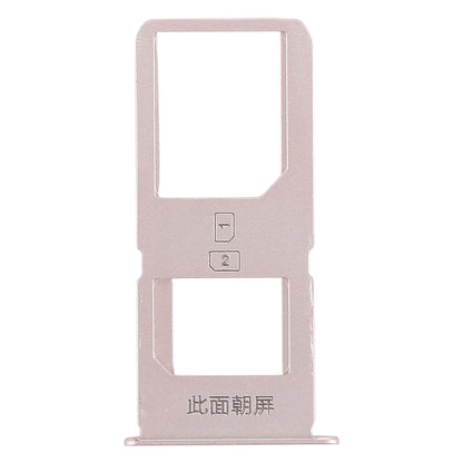 For Vivo X6S Plus 2 x SIM Card Tray (Gold)