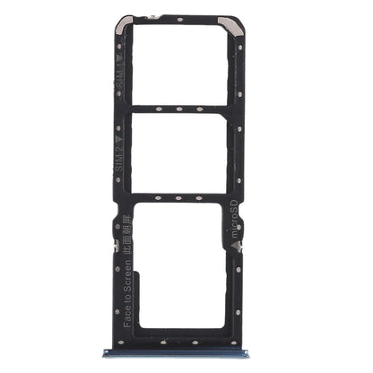 For OPPO K1 2 x SIM Card Tray + Micro SD Card Tray (Green)